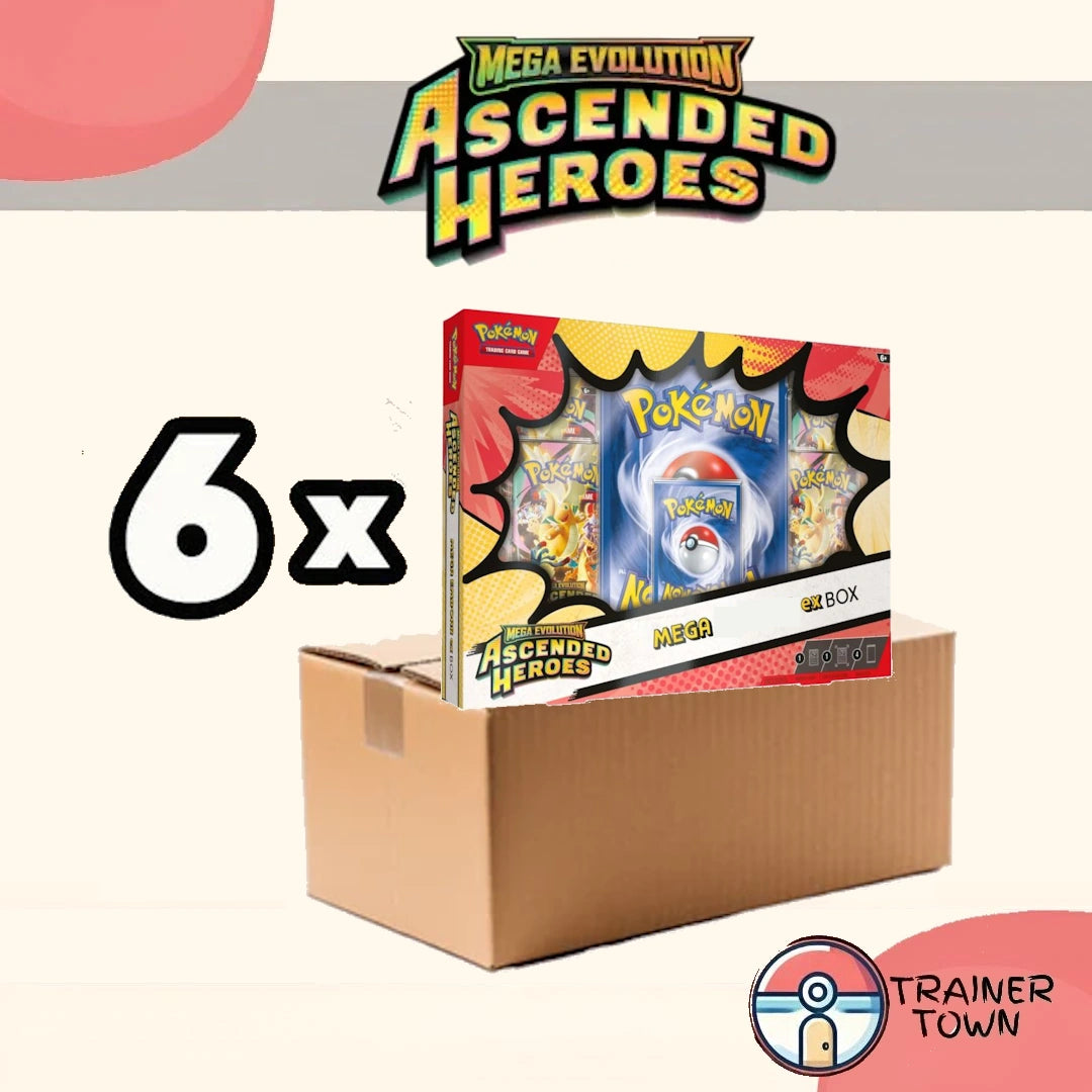 Pokémon - TCG - Ascended Heroes Mega ex Box Sealed Case (Assorted)