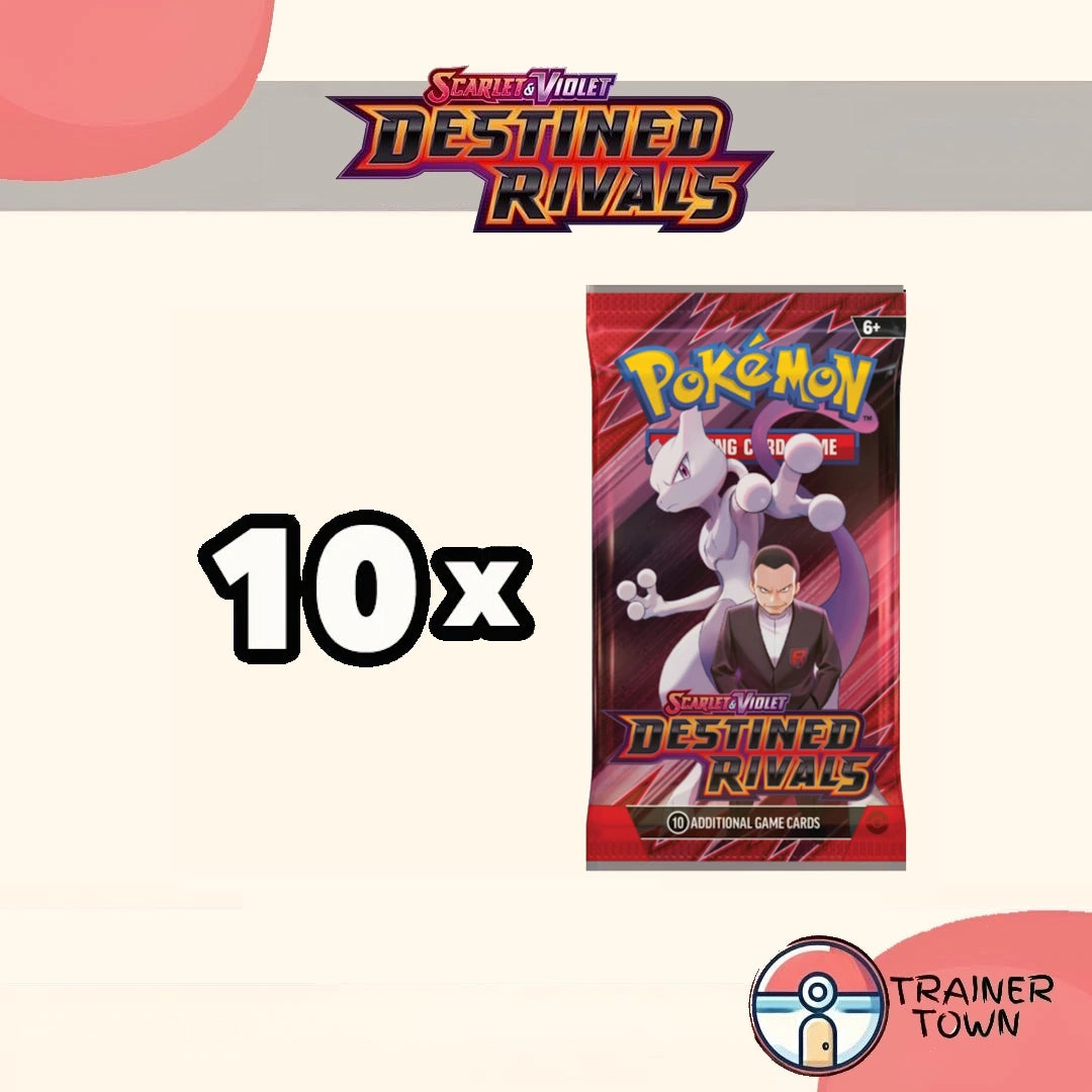Pokémon - TCG - 10x Destined Rivals Booster Pack