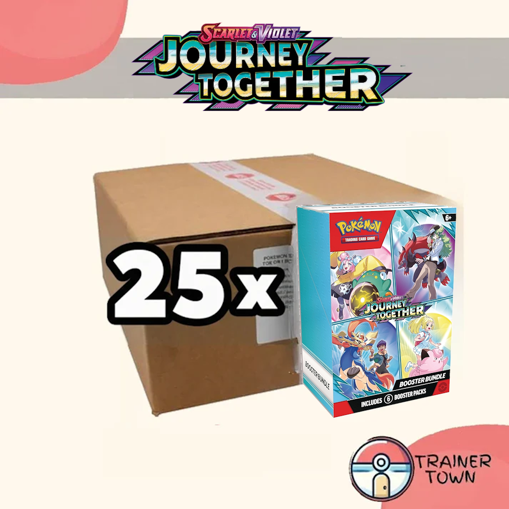 Pokémon - TCG - Journey Together Booster Bundle Sealed Case Trainer Town