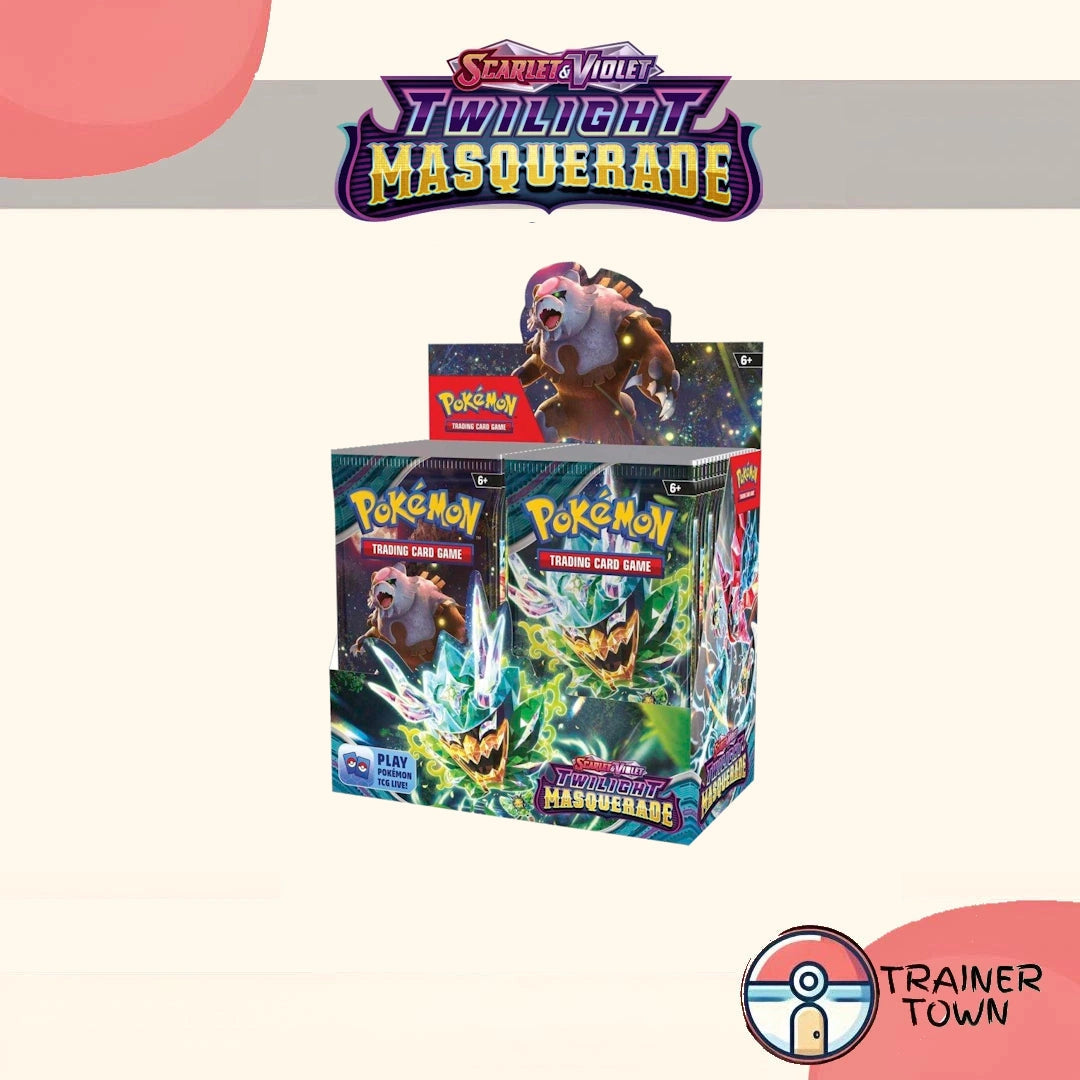 Pokémon - TCG - Twilight Masquerade Booster Box Trainer Town
