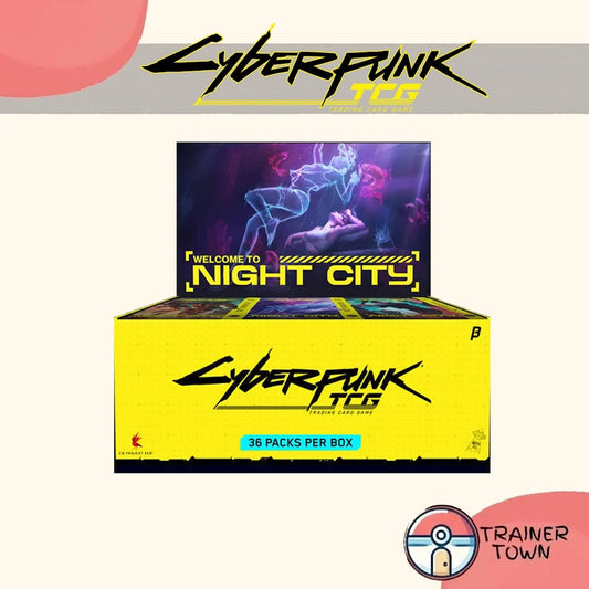 [Pre-Order] Cyberpunk - TCG - Night City Beta Booster Box Trainer Town