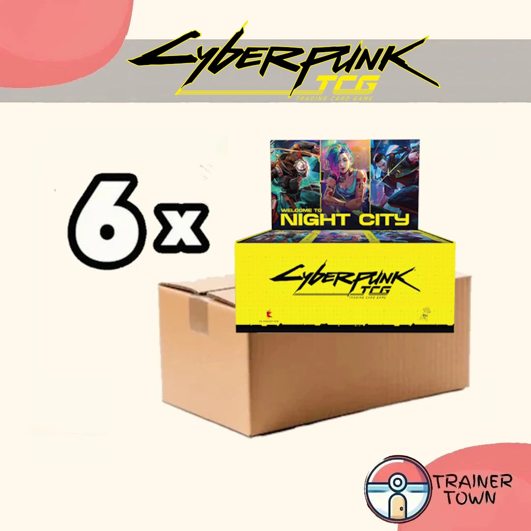 [Pre-Order] Cyberpunk - TCG - Night City Booster Box Sealed Case Trainer Town