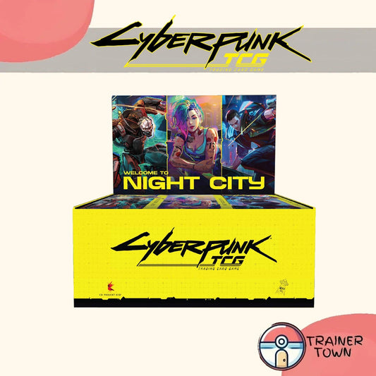 [Pre-Order] Cyberpunk - TCG - Night City Booster Box Trainer Town