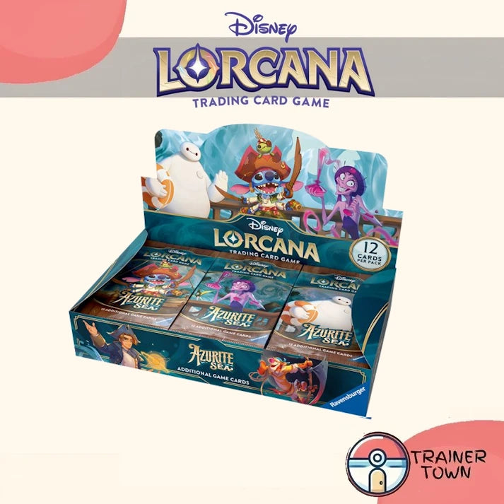 Disney Lorcana - TCG - Azurite Sea Booster Box Trainer Town