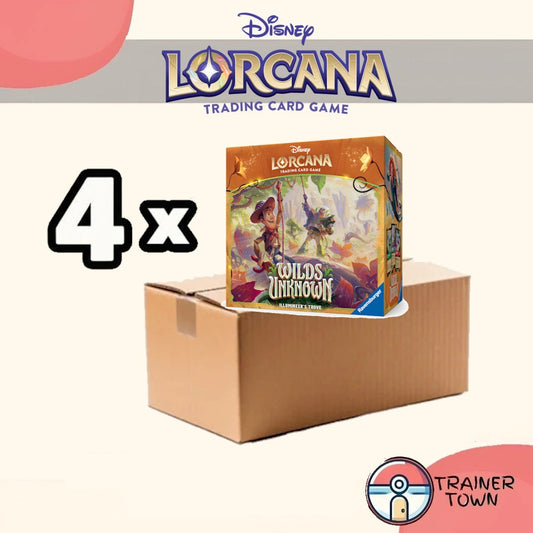 [Pre-Order] Disney Lorcana - TCG - Wilds Unknown Illumineer's Trove Sealed Case Trainer Town