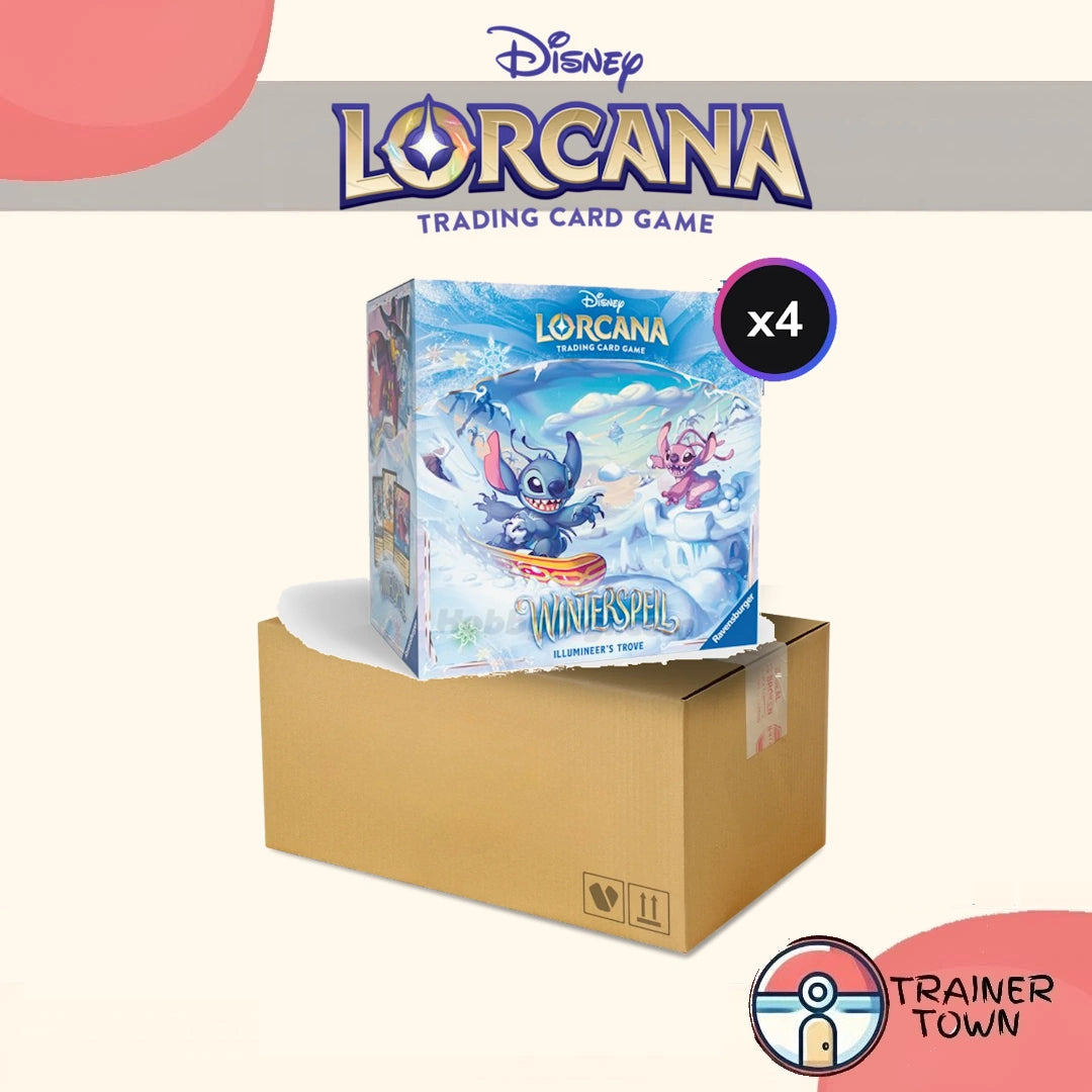 [Pre-Order] Disney Lorcana - TCG - Winterspell Illumineer's Trove Sealed Case Trainer Town