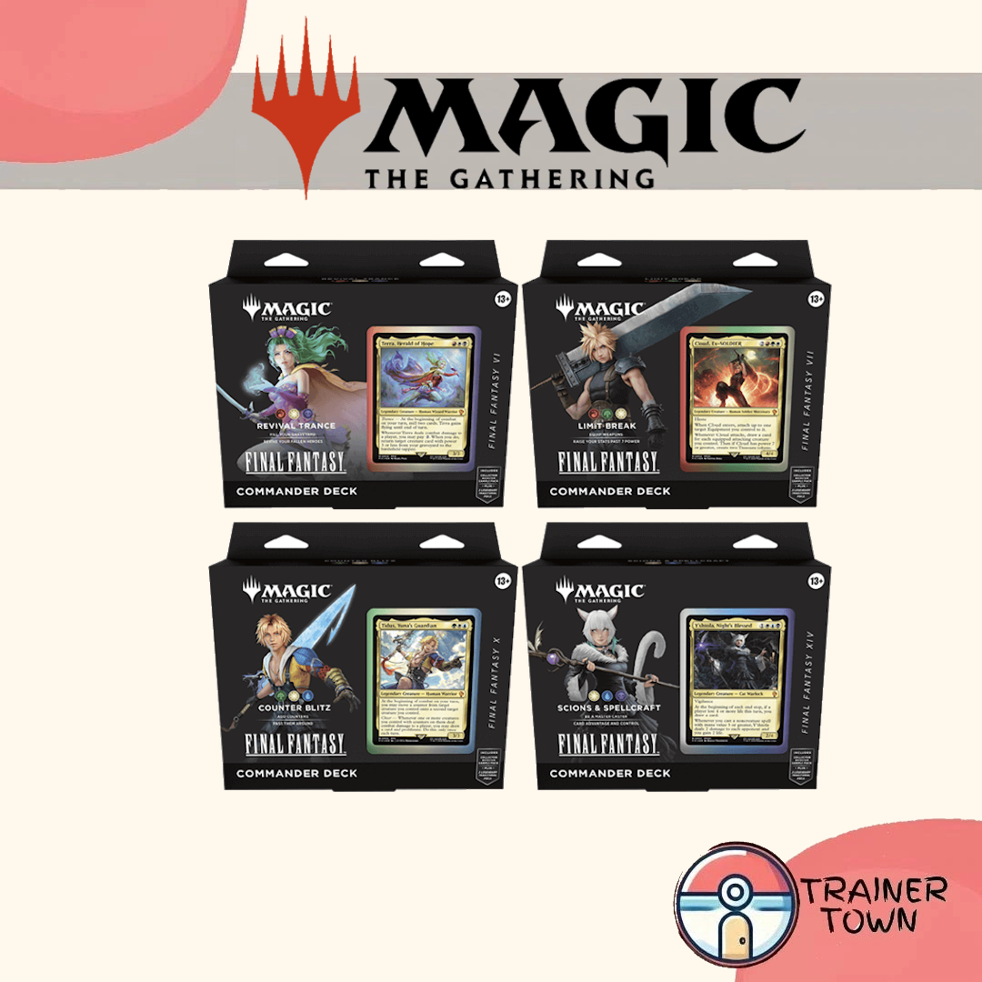 [Back-Order] Magic: The Gathering - TCG - Final Fantasy Commander Decks Sealed Case