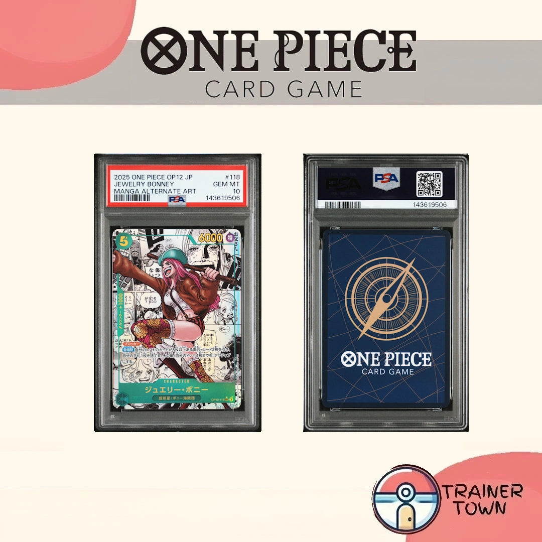 One Piece TCG 2025 Japanese OP-12 Legacy of the Master #118 Jewelry Bonney Trainer Town