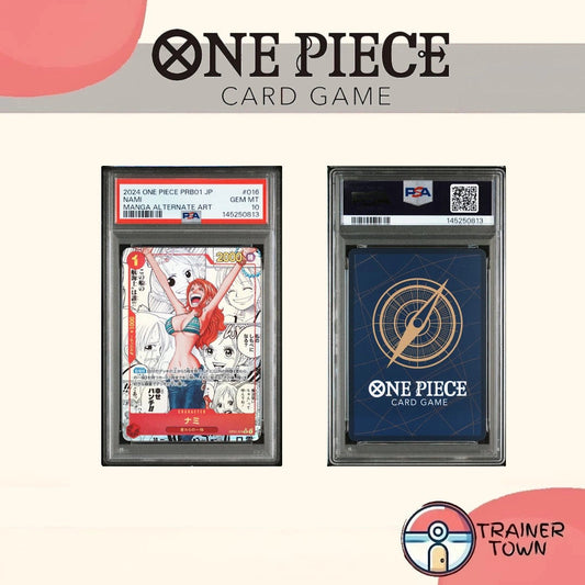 One Piece TCG 2024 Japanese PRB-01 Premium Booster #016 Nami (Manga Alternate Art) Trainer Town