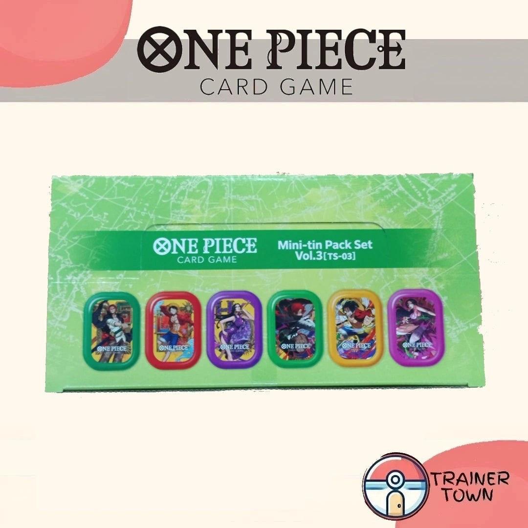 One Piece - TCG [6 Mini Tins] TS-03 Sealed Display [Japanese] Trainer Town