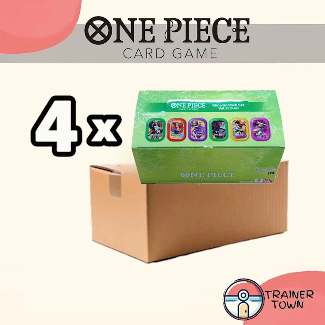 One Piece - TCG [6 Mini Tins] TS-03 Display Sealed Master Case [Japanese] Trainer Town