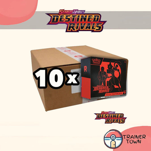 SV 10: Destined Rivals Elite Trainer Box Case Trainer Town