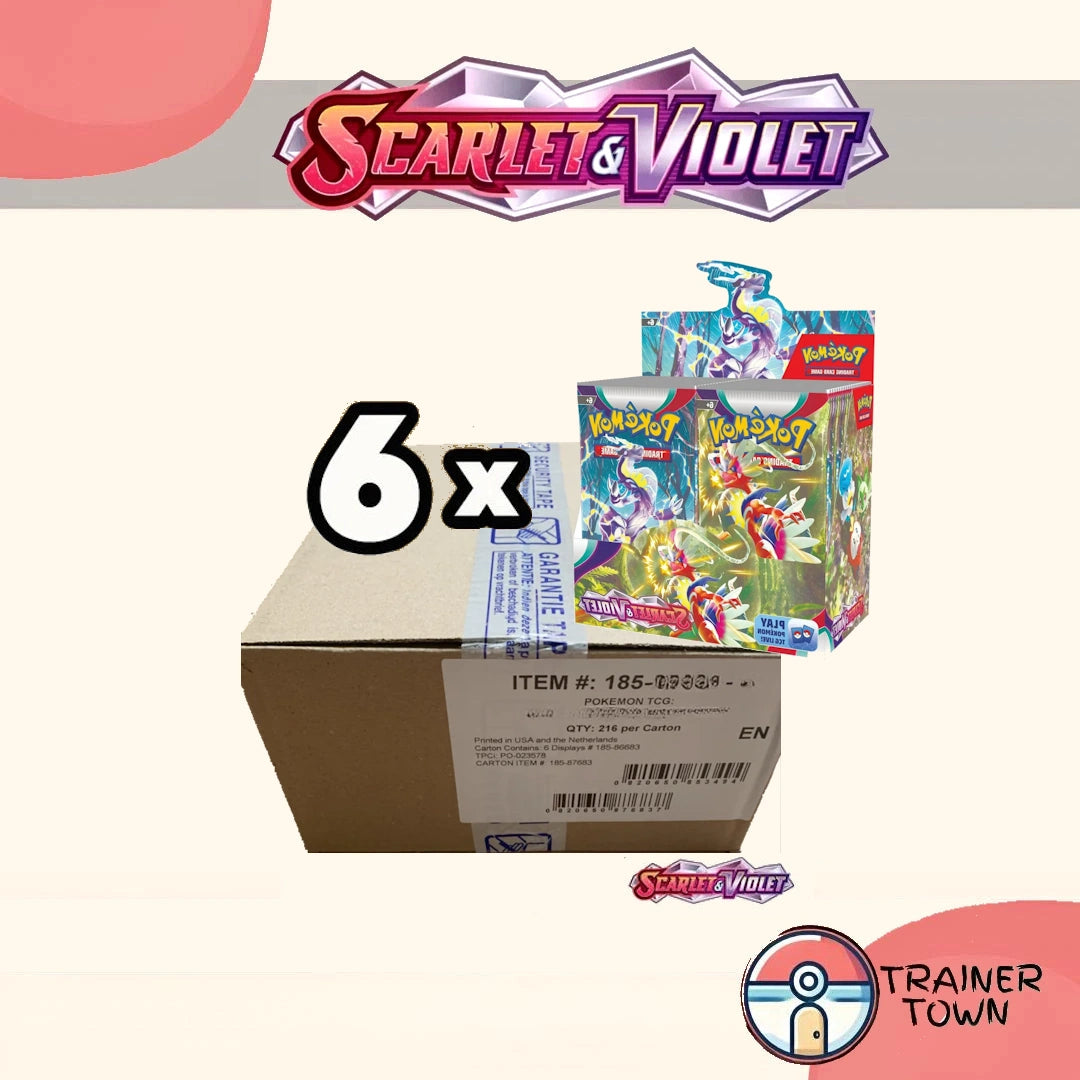 SV 1: Scarlet & Violet Booster Box Case Trainer Town