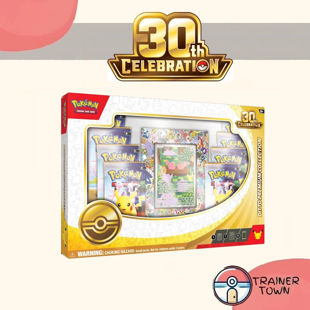 Pokémon - TCG - 30th Celebration Ditto Premium Collection Trainer Town
