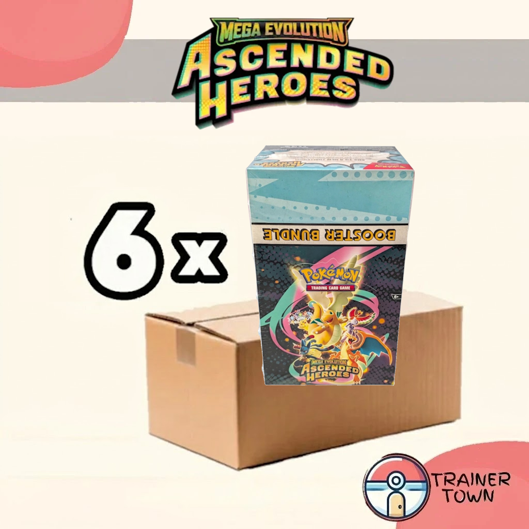 [Pre-Order] Pokémon - TCG - Ascended Heroes Booster Bundle Display Sealed Master Case Trainer Town