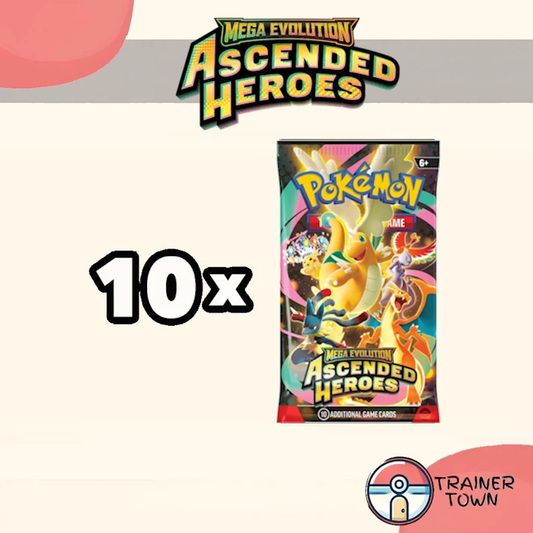 Pokémon - TCG - 10x Ascended Heroes Booster Pack Trainer Town