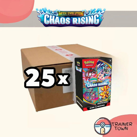 [Pre-Order] Pokémon - TCG - Chaos Rising Booster Bundle Sealed Case Trainer Town