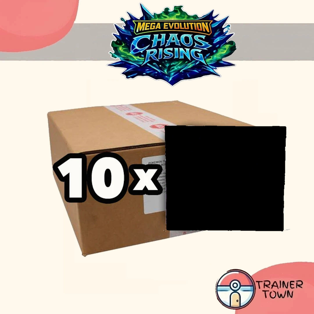[Pre-Order] Pokémon - TCG - Chaos Rising Elite Trainer Box Sealed Case Trainer Town