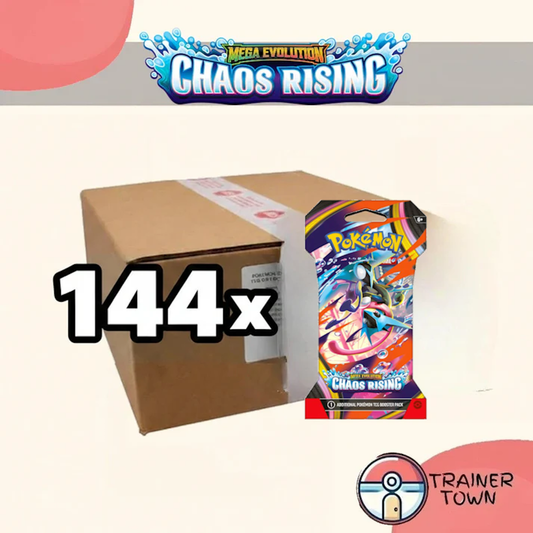 Pokémon - TCG - Chaos Rising Sleeved Booster Sealed Case Trainer Town