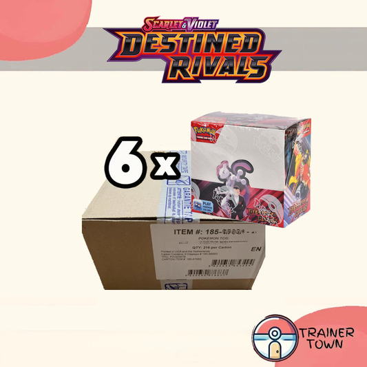 [Back-Order] Pokémon - TCG - Destined Rivals Booster Box Sealed Case Trainer Town