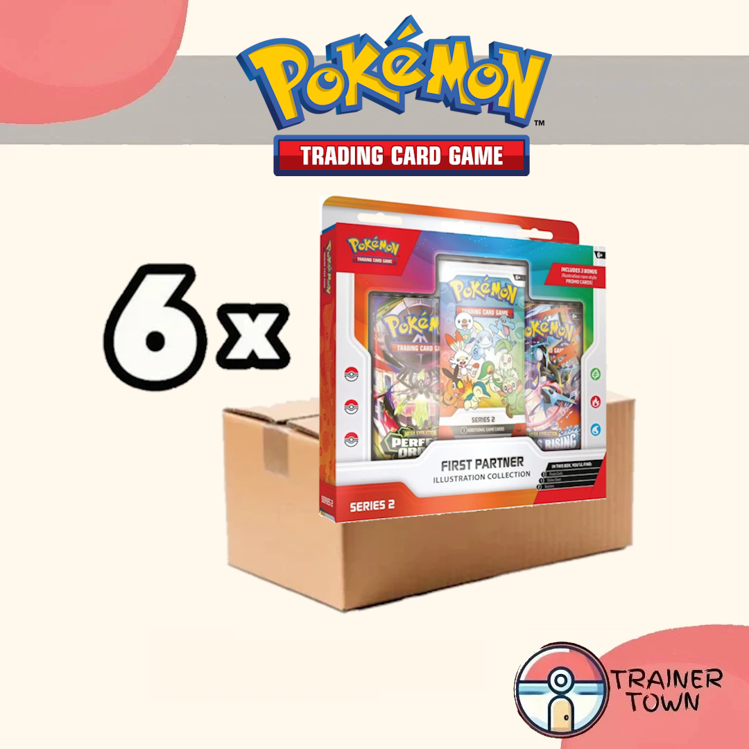 Pokémon - TCG - First Partner Illustration Collection Series 2 Sealed Case Trainer Town