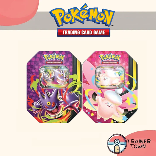 Pokémon - TCG - Mega Moonlit Tin [Clefable & Gengar] Trainer Town
