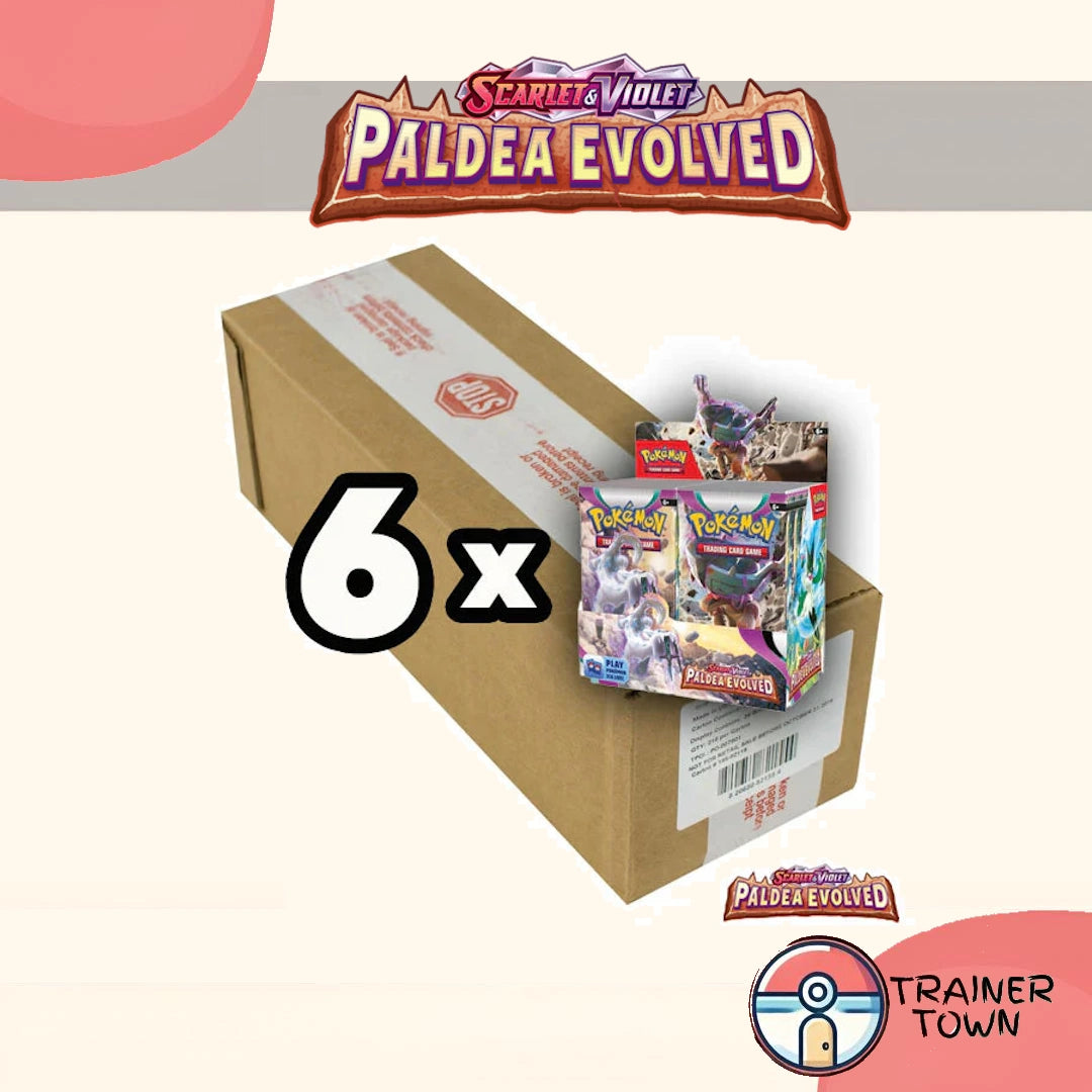 SV 2: Paldea Evolved Booster Box Case Trainer Town