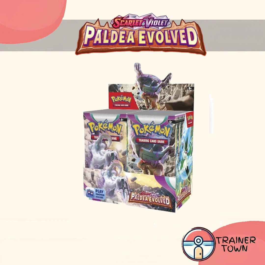 Pokémon - TCG - Paldea Evolved Booster Box Trainer Town