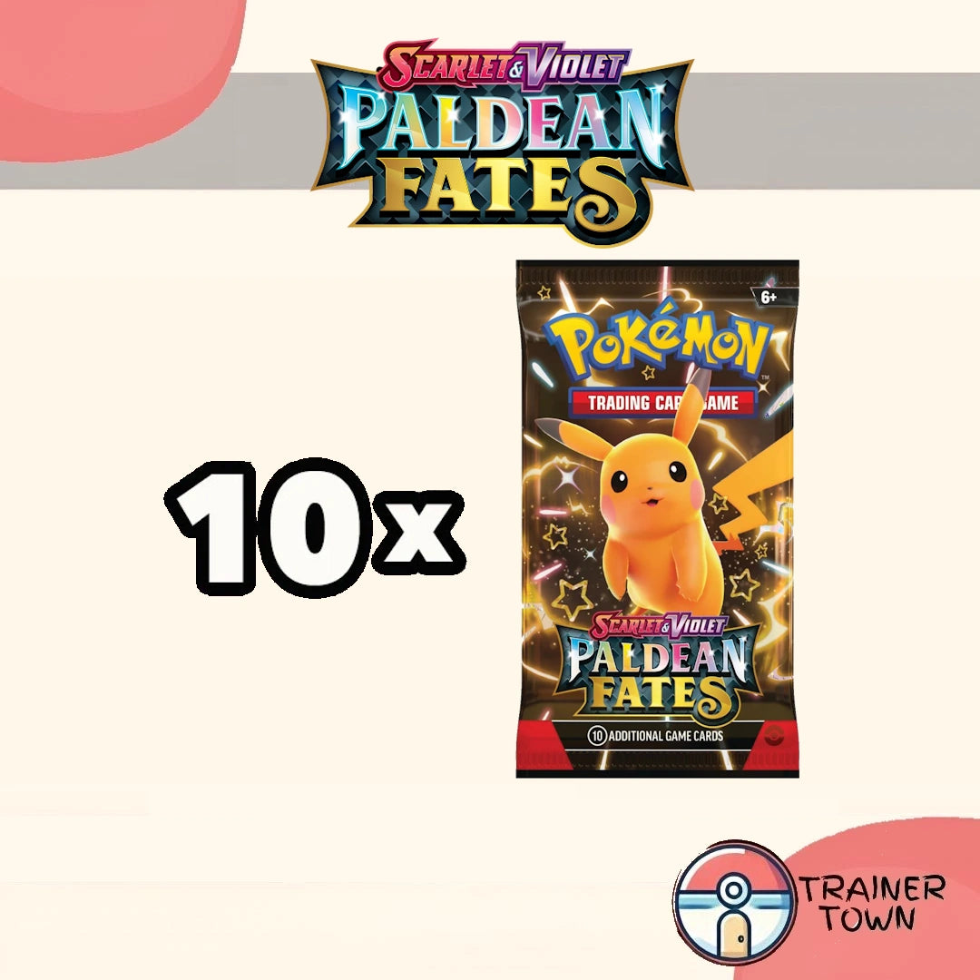 Pokémon - TCG - 10x Paldean Fates Booster Pack