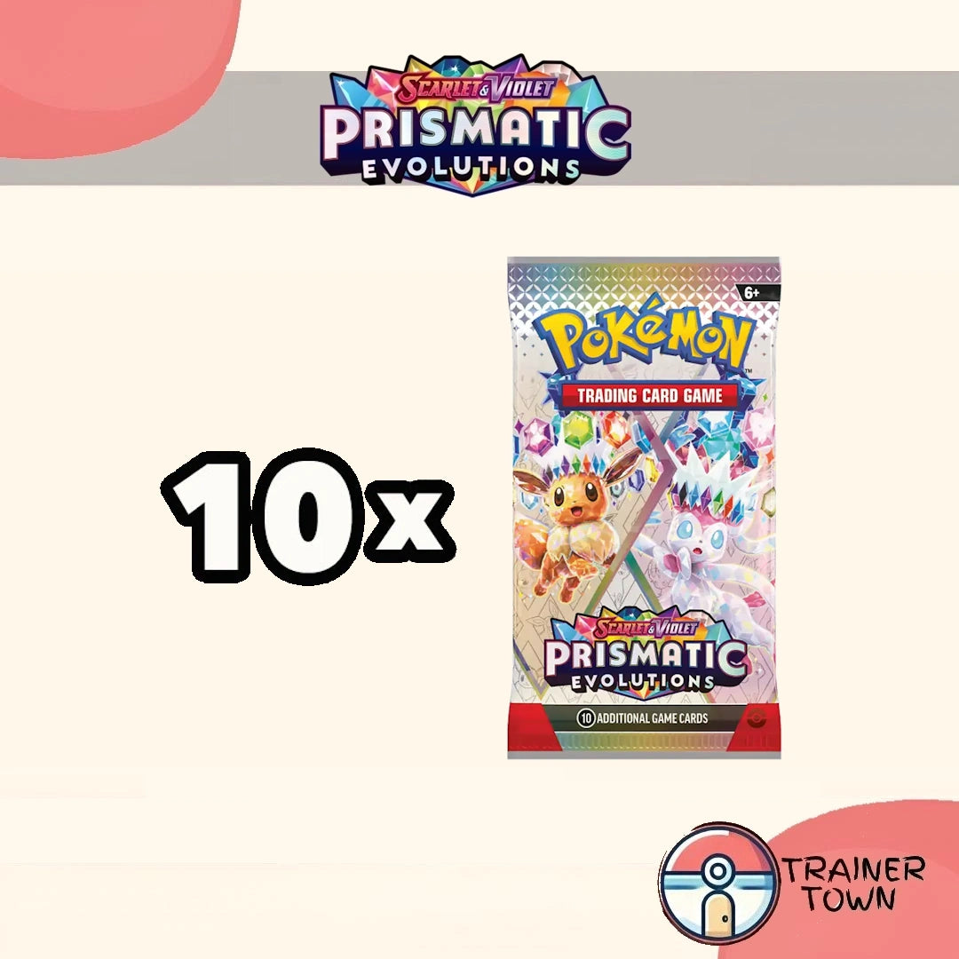 Pokémon - TCG - 10x Prismatic Evolutions Booster Pack