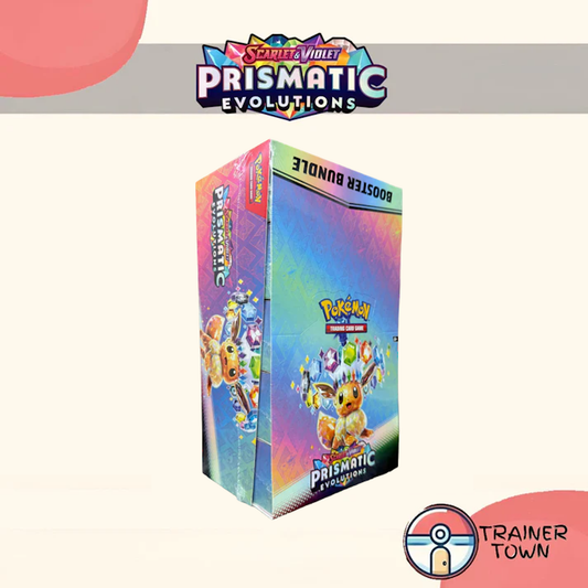 Pokémon - TCG - Prismatic Evolutions Booster Bundle Sealed Display Trainer Town