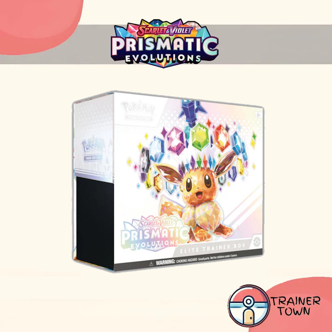 Pokémon - TCG - Prismatic Evolutions Elite Trainer Box Trainer Town
