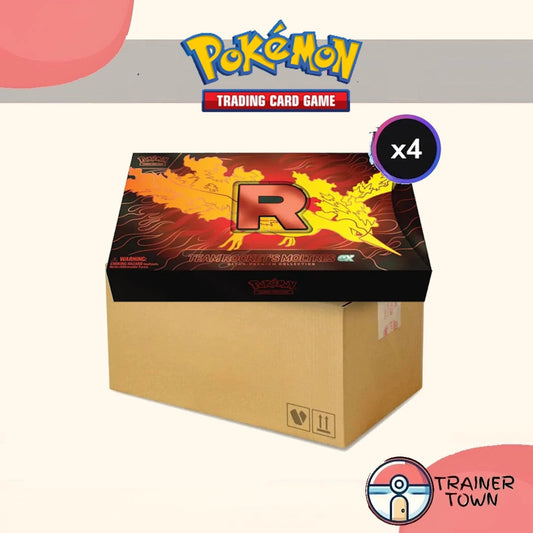[January] Pokémon - TCG - Team Rocket’s Moltres ex Ultra-Premium Collection Sealed Case Trainer Town