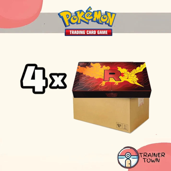 Pokémon - TCG - Team Rocket’s Moltres ex Ultra-Premium Collection Sealed Case Trainer Town