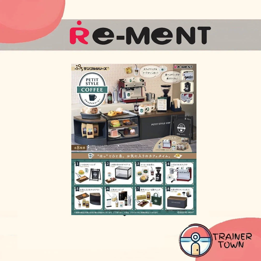 Re-Ment: Petit Style Coffee Display Case (8)