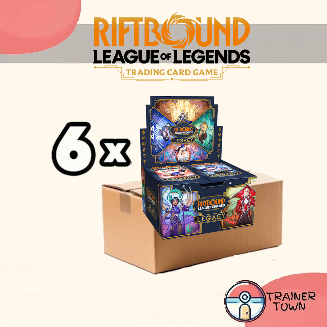 [Pre-Order] League of Legends - TCG - Riftbound Legacy Booster Box Sealed Case Trainer Town