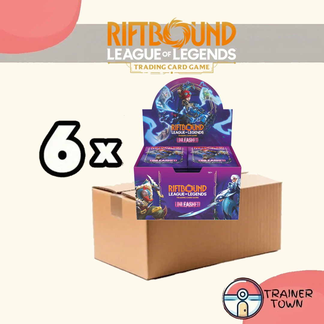 [Arriving] League of Legends - TCG - Riftbound Unleashed Booster Box Sealed Case Trainer Town